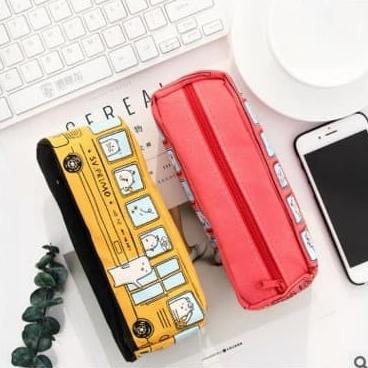 

[PENCIL BAG] Korea SCHOOL BUS Design / Kotak Pensil bentuk Bus Sekolah