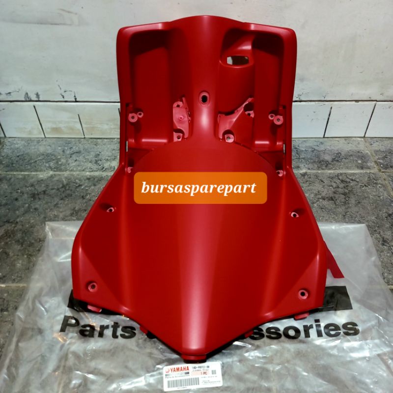 DEK KONTAK LEG SHIELD  MIO SOUL KARBU WARNA MERAH TERANG CABE ORIGINAL 14D-F8312-40