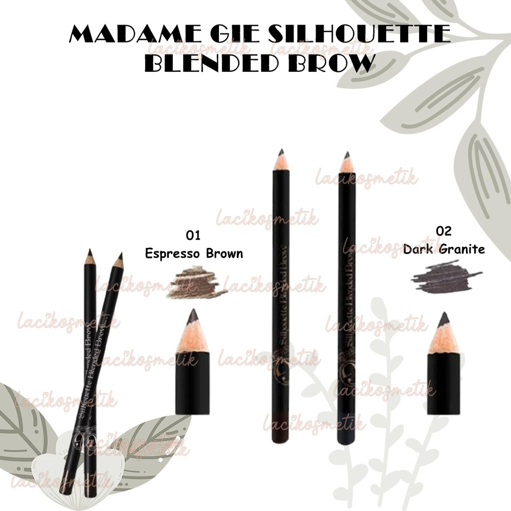 ✨LACIKOSME✨ MADAME GIE SILHOUETTE BLENDED BROW / PENSIL ALIS MASKARA BROWCARA BROW ON