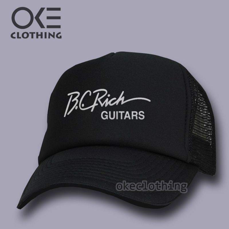 Topi Jaring Trucker B.C. Rich Guitar keren