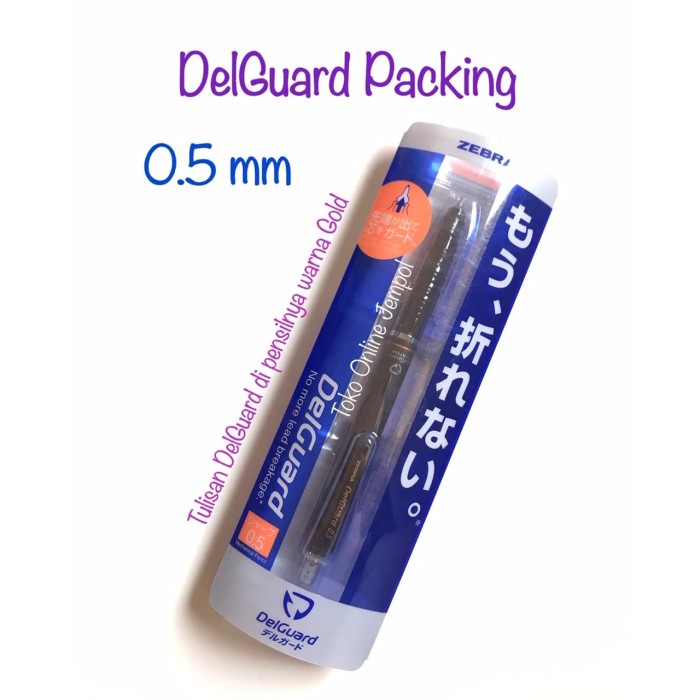 

ATK0792ZB PACK 0.5 mm Pensil Mekanik DelGuard Zebra P-MA85 Mechanical promo