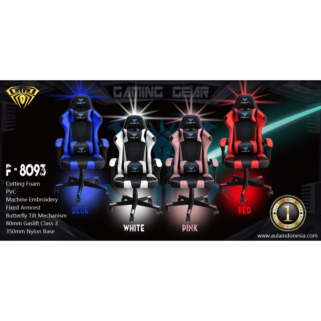 Aula F8093 Gaming Chair - Kursi Gaming