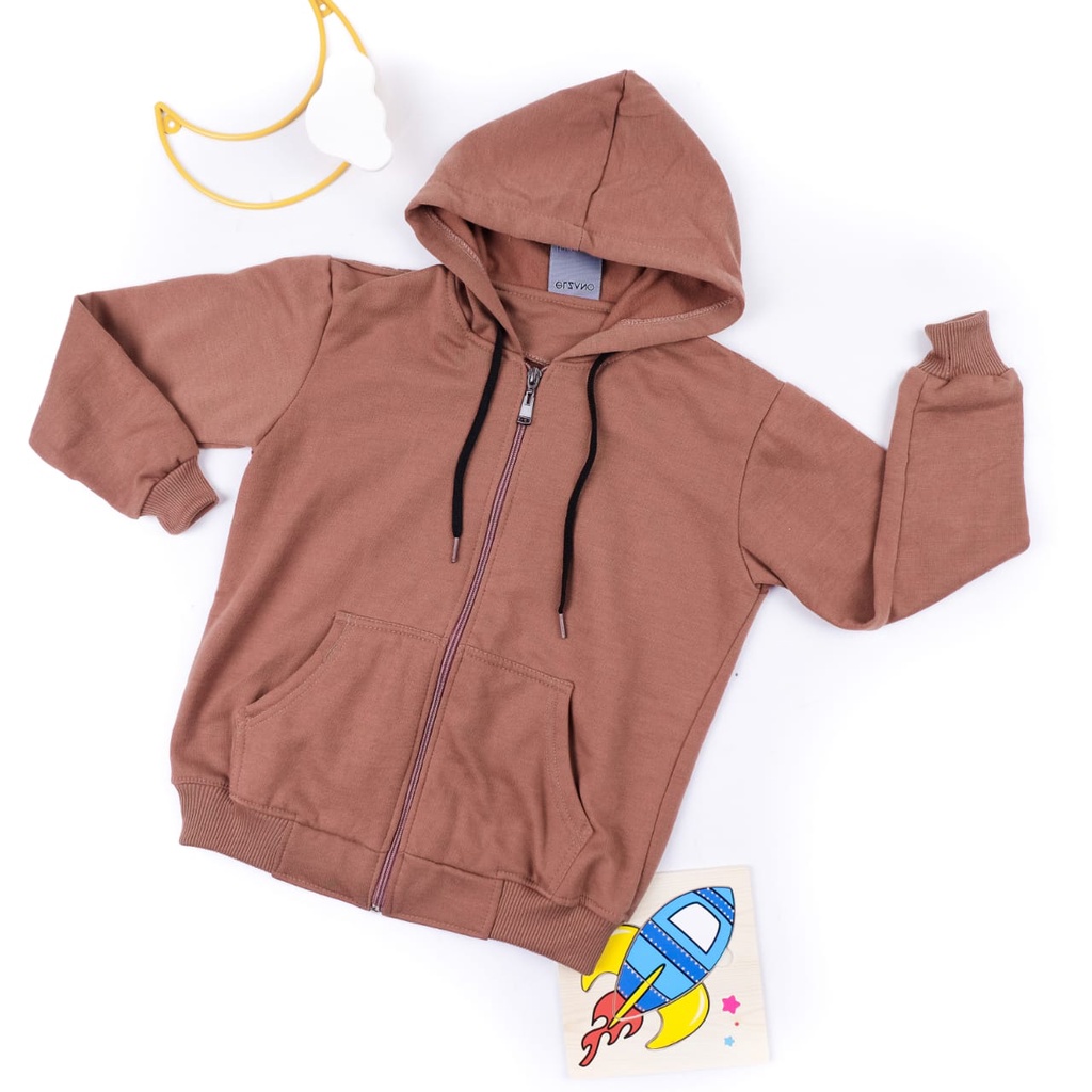 KID'S SONY Zipper || Jaket Hoodie Zipper ANAK II Sweater Polos Anak II 17 PILIHAN WARNA SZ S-M-LXL