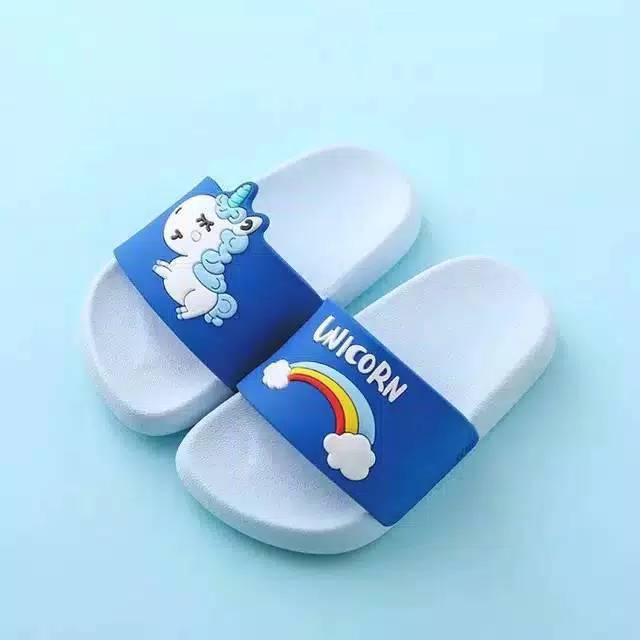 Sandal anak unicorn karet rimbul 26-30