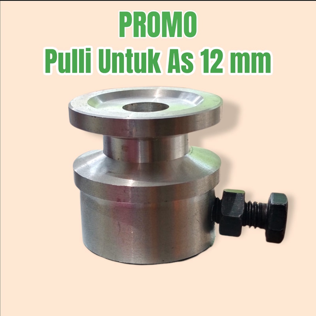 Pulli Untuk As Mesin Harum Manis Diameter 12 mm // Pulli Mesin Harum Manis // Pulli As Mesin Gulali