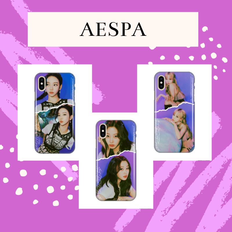 (AESPA) Case Aespa Life Too Short 2 Edition Karina Giselle Winter Ningning Life's Casing Soft Hard H