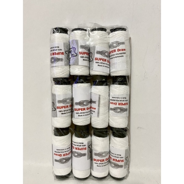 Benang Jahit 12pcs  Benang Jahit Super Draw Murah isi 12roll / Benang Jahit 12pcs Butterfly warna / Benang jahit super draw warna
