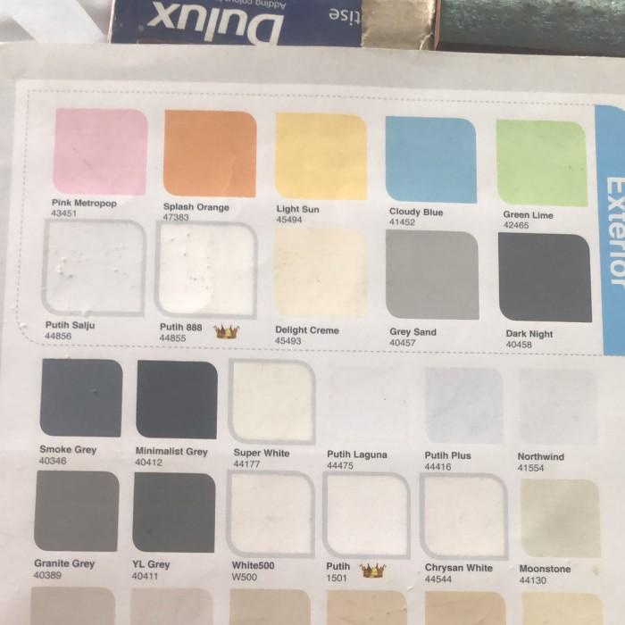 CAT DULUX CATYLAC EXTERIOR 5kg warna