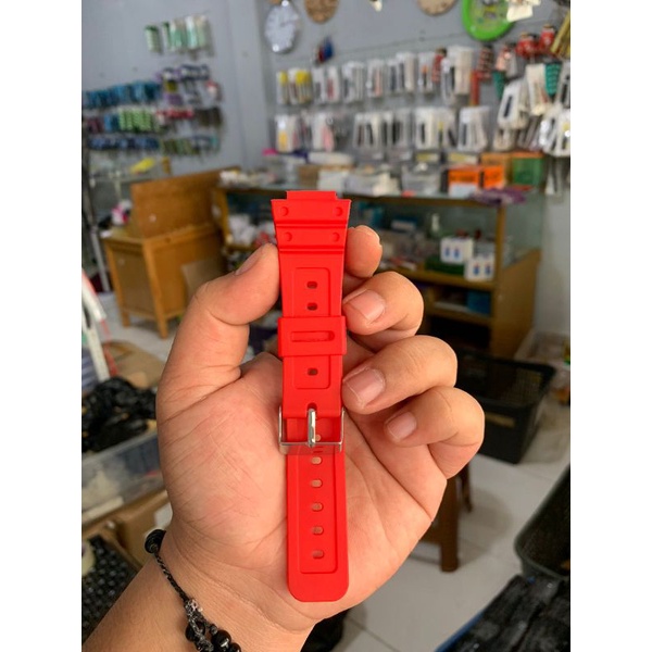 Strap Tali Jam Tangan Karet G shock DW 6900 Seri Merah