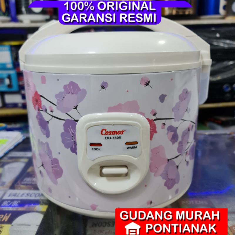 Rice cooker Cosmos CRJ 3305 1,8 Liter / Magic com Cosmos CRJ 3305 1,8 Liter /penanak nasi