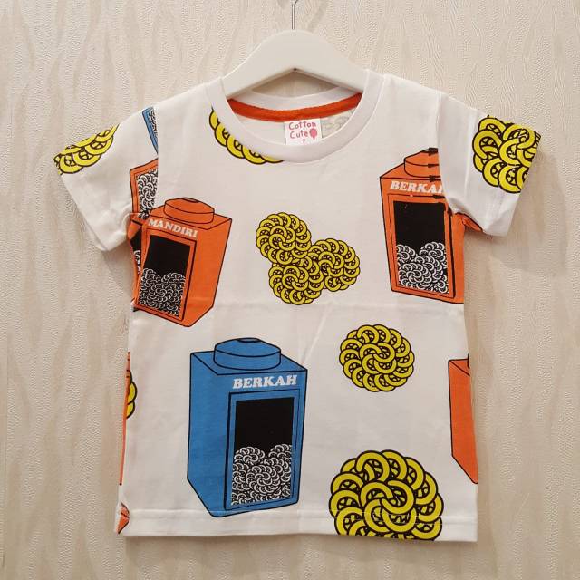 CottonCute Original - Kaos Fullprint Anak Laki-laki Cowo Motif Kaleng Kerupuk Legendaris Jadul