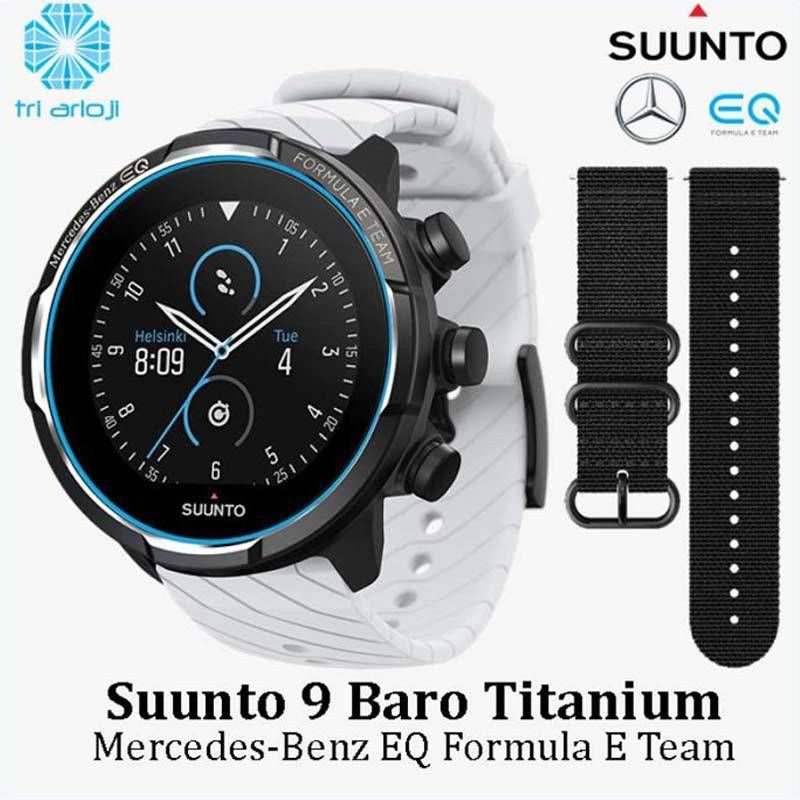 Jam tangan SUUNTO 9 BARO TITANIUM Special Mercedes-Benz EQ FORMULA E TEAM