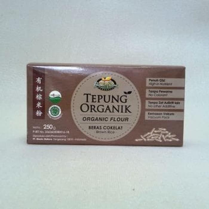 

Bionic Farm Tepung Beras Coklat Organik 250gr / MPASI / Gluten Free
