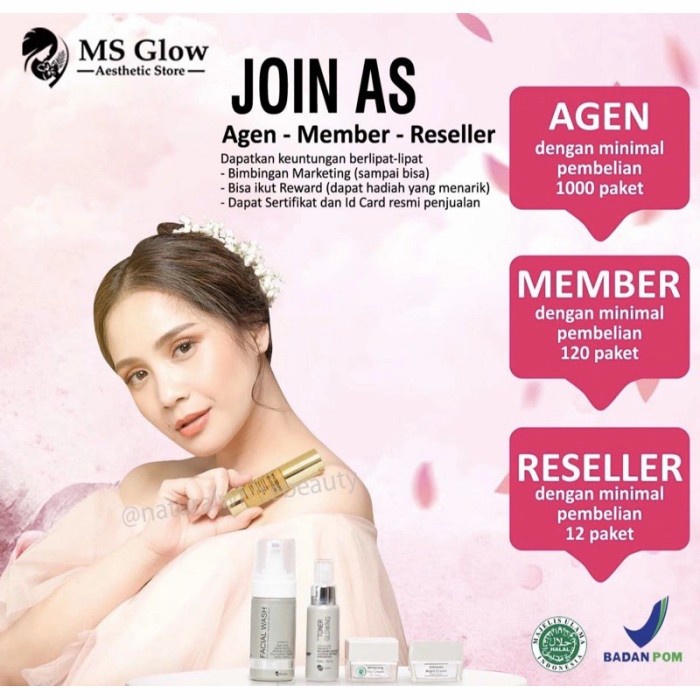 MS GLOW JOIN RESELLER/MEMBER/DROPSHIP