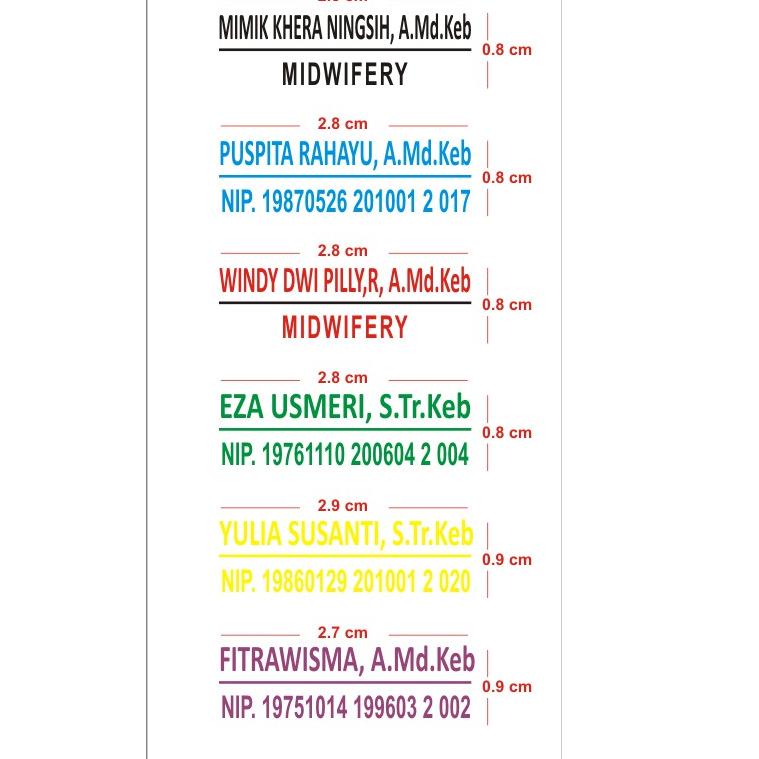 

[PROMO ZDT79] STEMPEL NAMA | DOKTER | BIDAN | PERAWAT | NIP | NAMA NOMOR HP | JABATAN Bayar Di Tempat