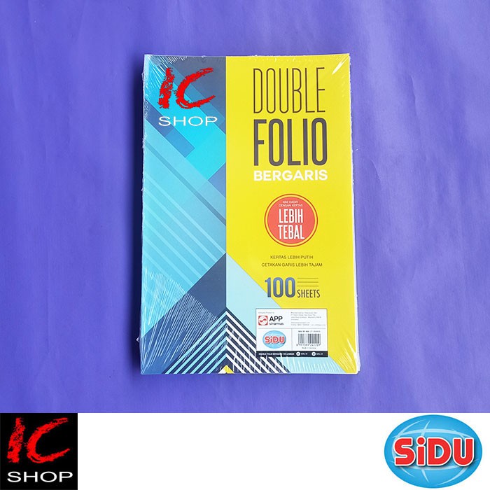 

Folio Bergaris SIDU 100 lembar