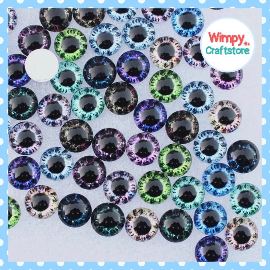 Eye Chip S7 Bola Mata Figure Mata Boneka BJD Bahan Craft Clay