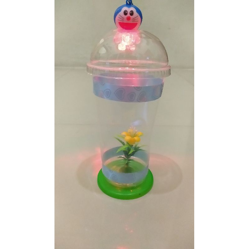 AKUARIUM MINI PLASTIK IKAN CUPANG AKUARIUM MINI LED IKAN CUPANG