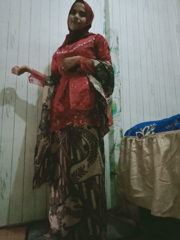 Shopashop Solo Batik Couple Glenca Payet Free Selendang | Set Couple Asyifa Maroon | Sarasvati Store