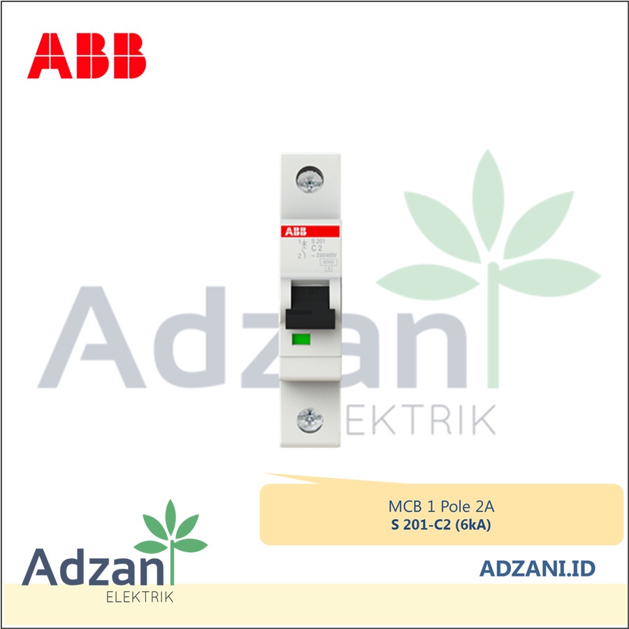 ABB MCB 1P 6kA S201-C 2CDS251001R00 S201-C