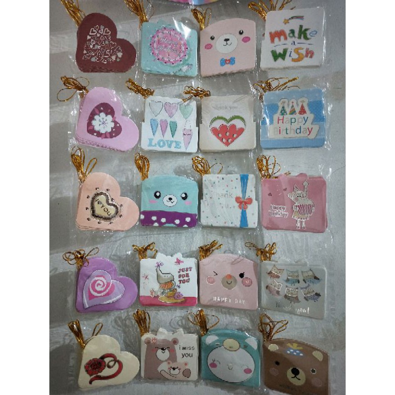 Kartu Ucapan + Kertas kado Ulang Tahun / Happy Birthday /Anniversary