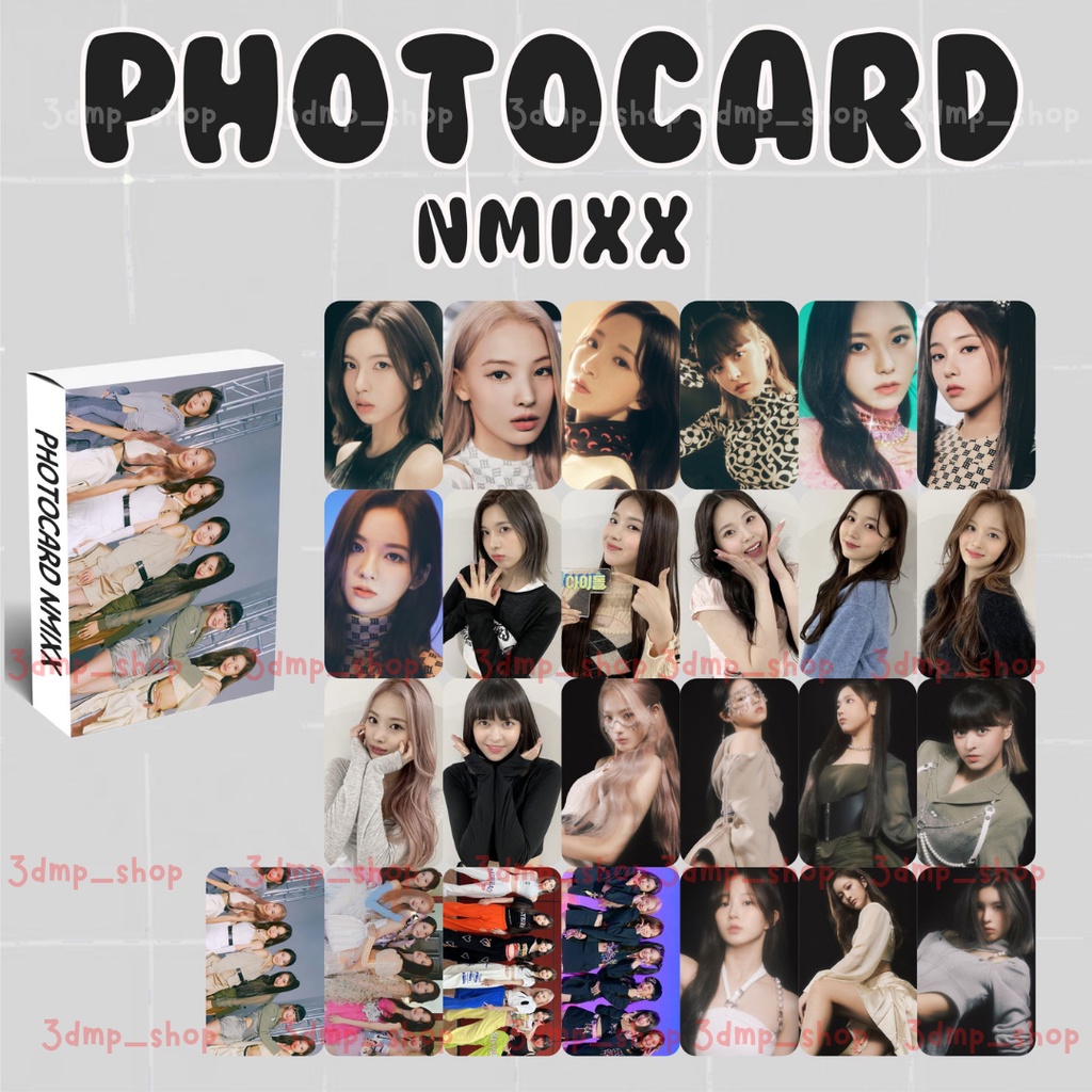 [25 Lembar] Photocard Lomocard photo lomo card NMIXX Ad Mare Dice Entwurf Girls over flower expérgo