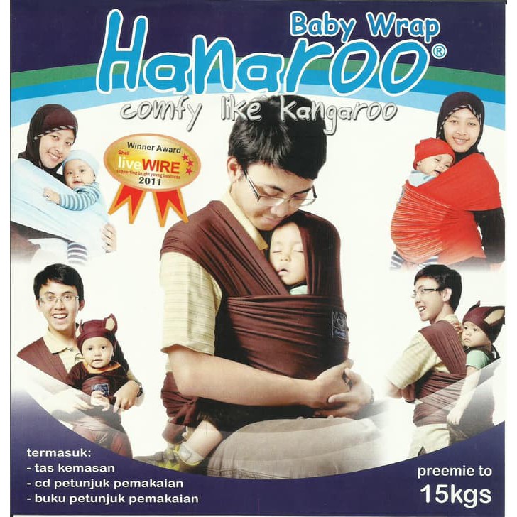 Jual Hanaroo BabyWrap Polos - Gendongan Bayi Multifungsi Murah