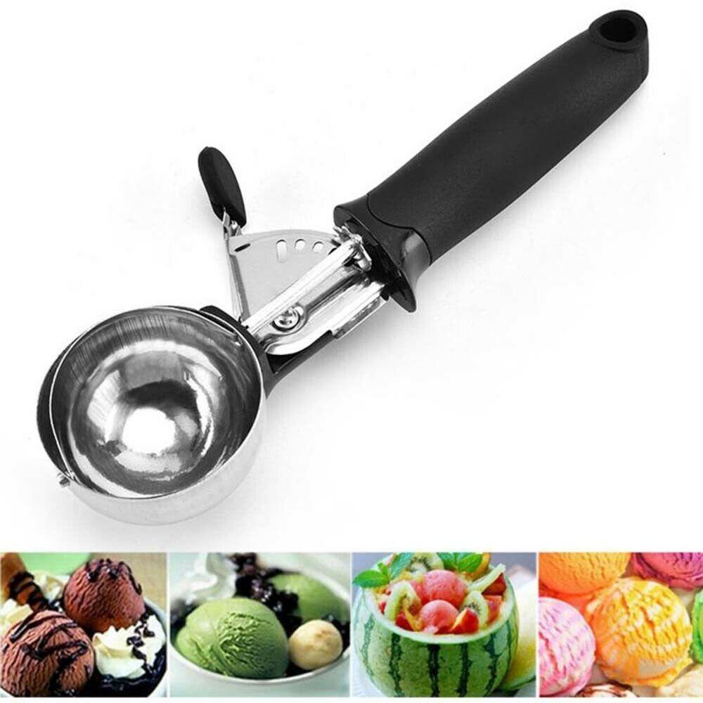 Sendok Scoop Dengan Bahan Stainless Steel Untuk Es Krim / Cookie / Kentang