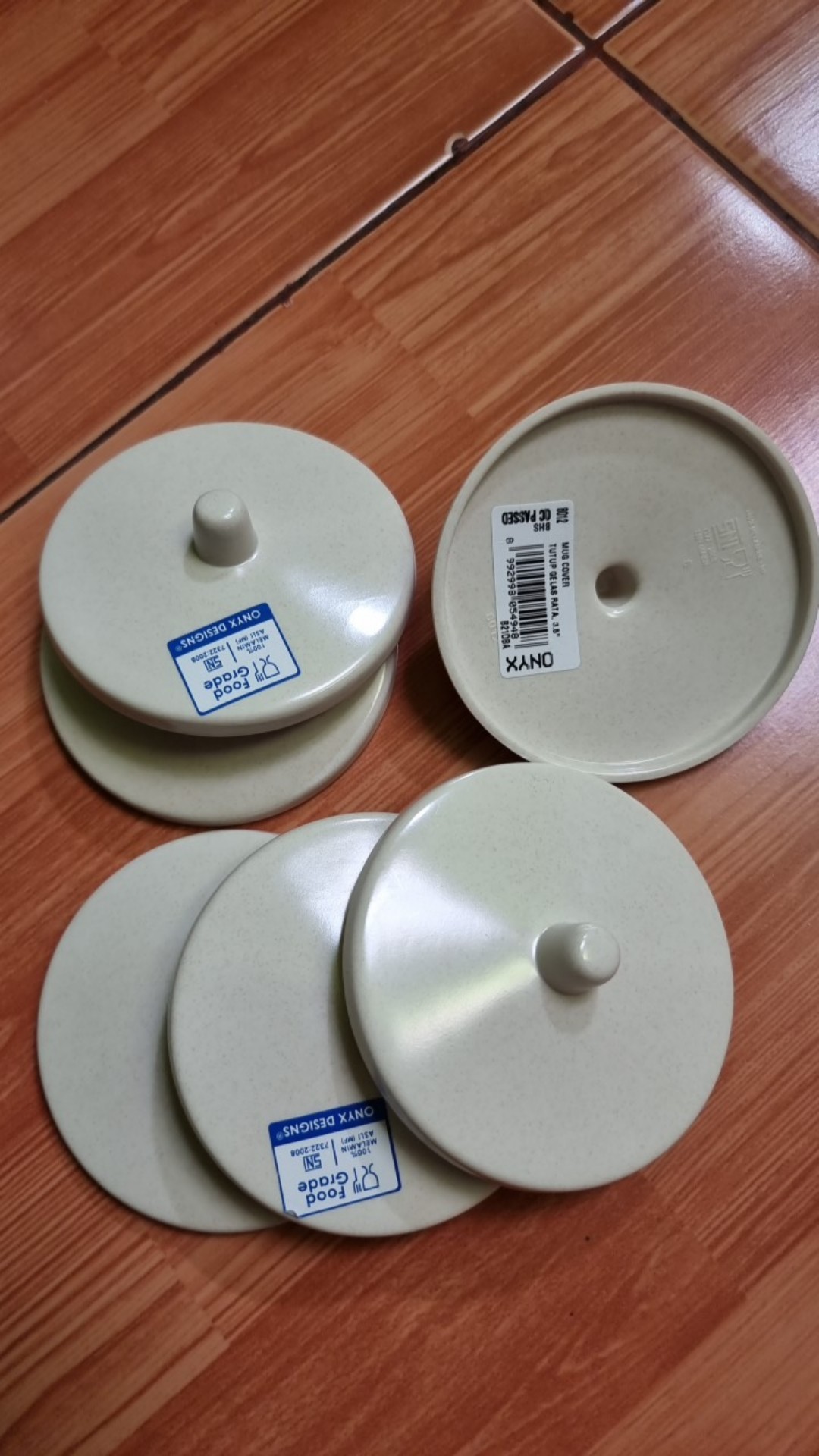 Tutup Gelas Onyx - Melamin - 3,5  Diameter +- 9cm