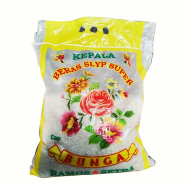 Beras Cap Bunga Ramos Premium 5 Kg Super Murah