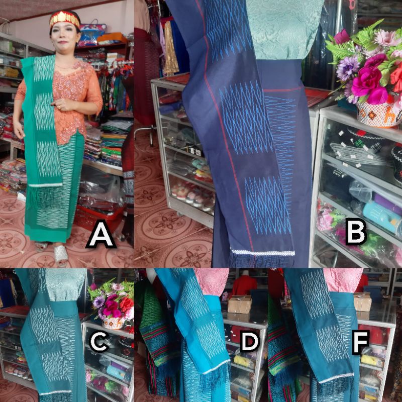 SONGKET BATAK ULOS SIBOLANG RASTA SARUNG WANITA TENUN SIANTAR SONGKET BIRU MURAH