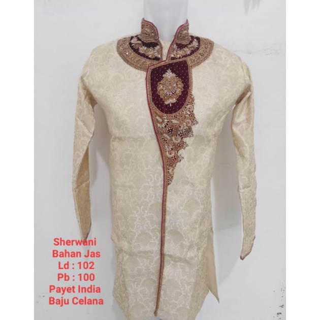 Sherwani Kurta Baju Pengantin Adat INDIA PRIA Wedding BRidal MUA