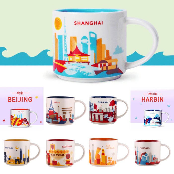 Starbucks Espresso Mug Southest Asia Series You Are Here Collection