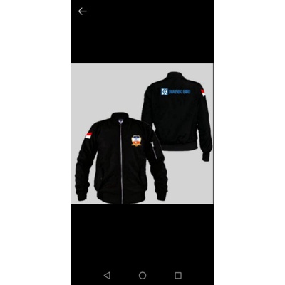 jaket BOMBER BANK BRI