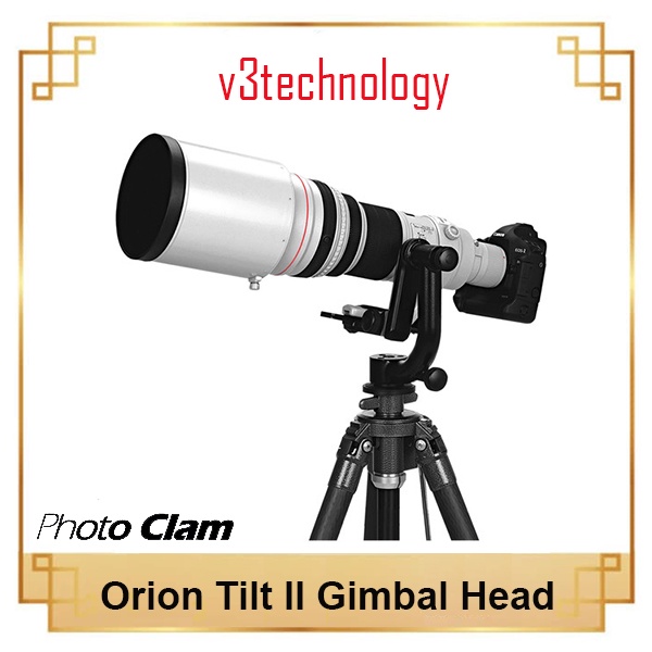 Photo Clam Orion Tilt II Gimbal Fluid Head - Fluid Gimbal Head Tripod