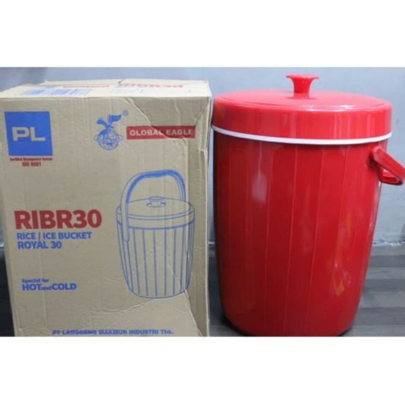 [ ⭐⭐⭐⭐⭐ ] Rice bucket royal  eagle 21/30/40lt termos nasi es  asli original food grade