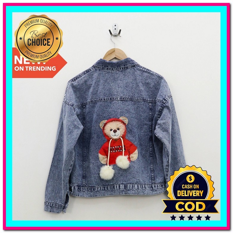 Jaket Jeans Jins Wanita Levis Kekinian Cewek Terbaru 2022 Import Nh798 [Ashanty Snow Ro]Jaket Wanit 
