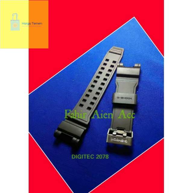 Strap tali jam DIGITEC 2078 RUBBER STRAP TALI JAM TANGAN DIGITEC 2078