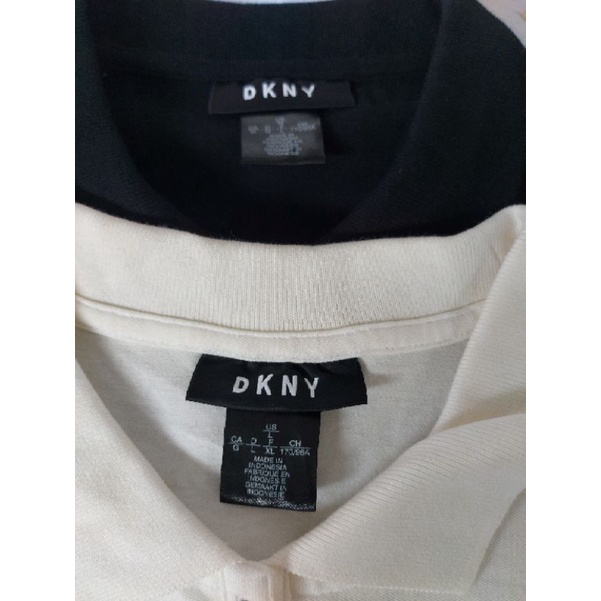 DKNY WOMEN POLO EMBROIDERY LOGO T SHIRT-KAOS WANITA