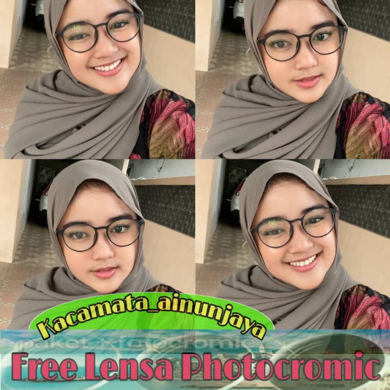 Kacamata oval trendy | Kacamata photocromic | F 2182