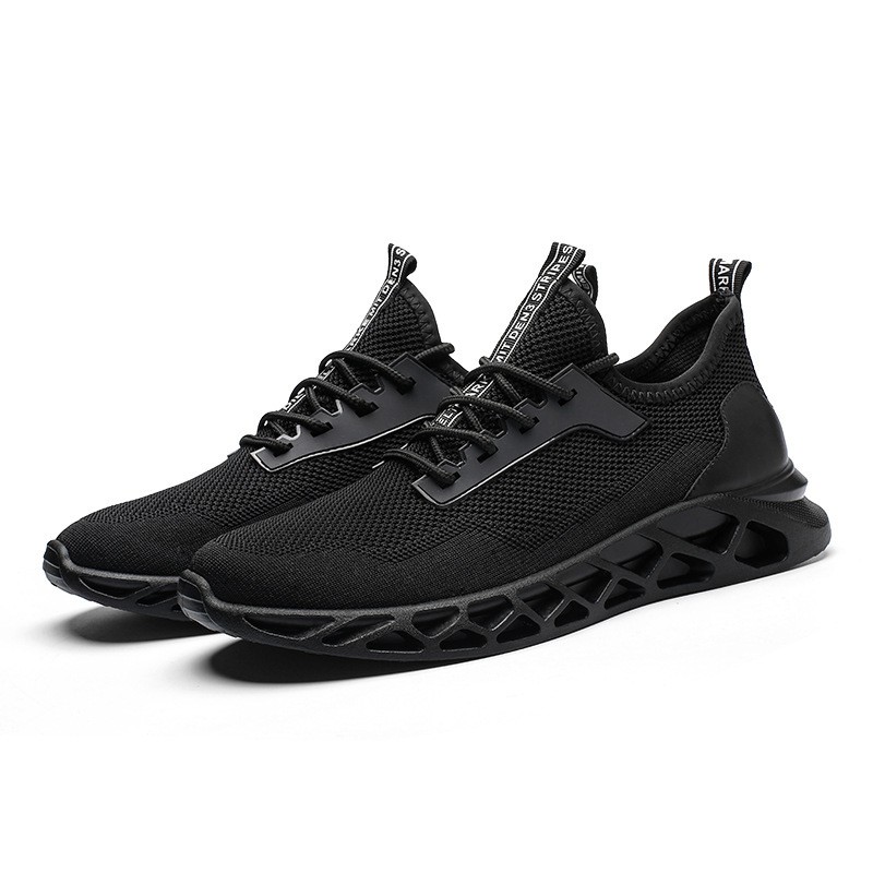 Toread Sepatu Sneakers Pria Sepatu Lari Olahraga Sepatu Casual Hitam  MR206