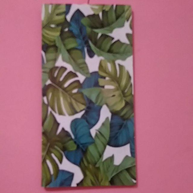 Hiasan Dinding Poster Kayu Dekorasi Rumah Tanaman Abstrak Bunga Vintage