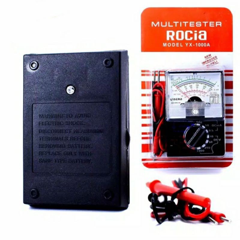 Multitester Multimeter Avo Meter A Ampere V Volt O Ohm Avometer Mini