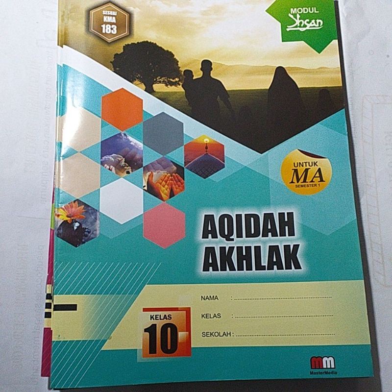 lks modul AQIDAH AKHLAK untuk MA kelas 10 semester 1 |ihsan