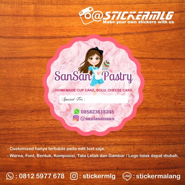 

Sticker Label Produk 080