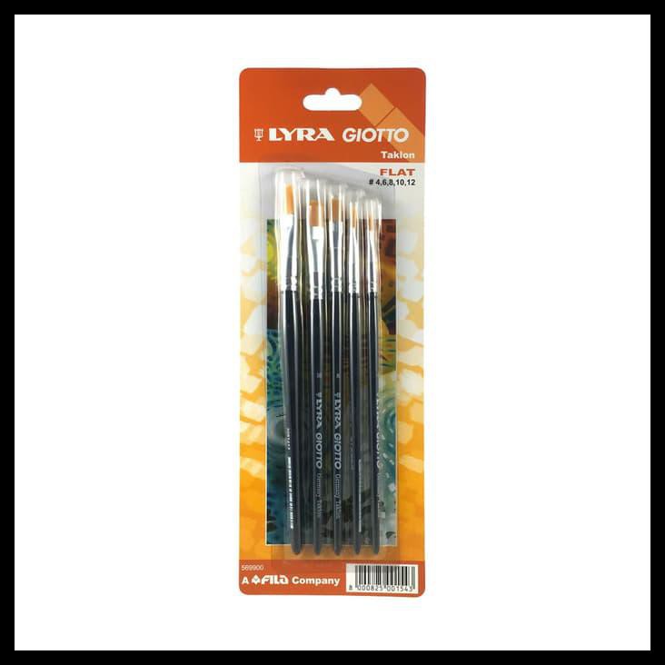 

TERBARU LYRA ART BRUSH FLAT SET (5 PCS) PERALATAN MELUKIS TERMURAH PING LENGKAP