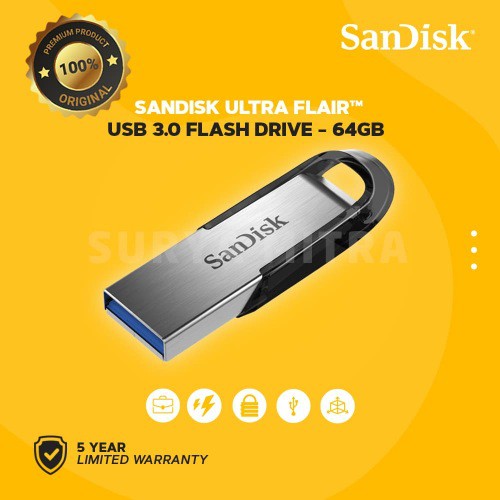 Flashdisk Sandisk Ultra Flair 64GB CZ73 3.0