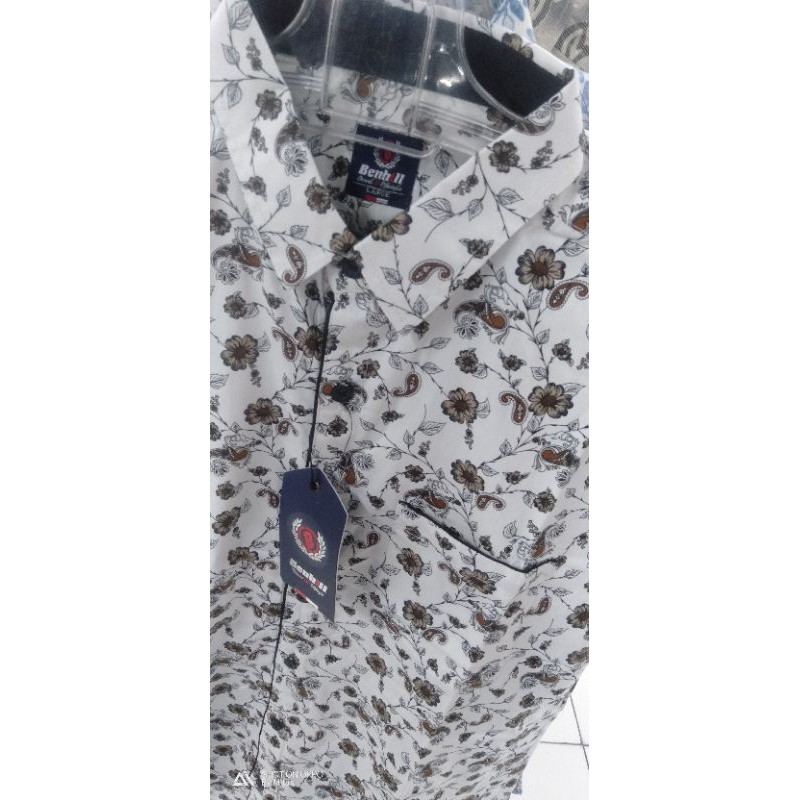 Kemeja Printing Benhill Lengan Pendek