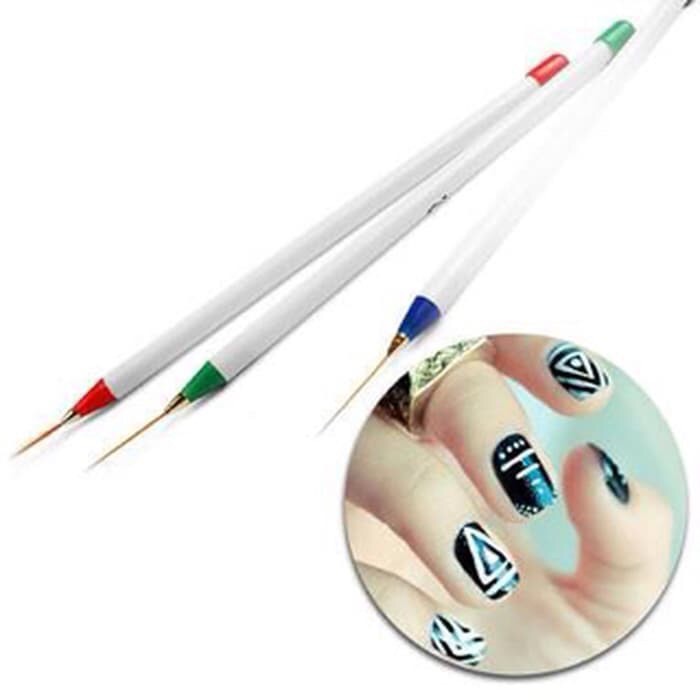 Kuas garis nailart brush nailart liner detailing stripping brush Produk Good Quality