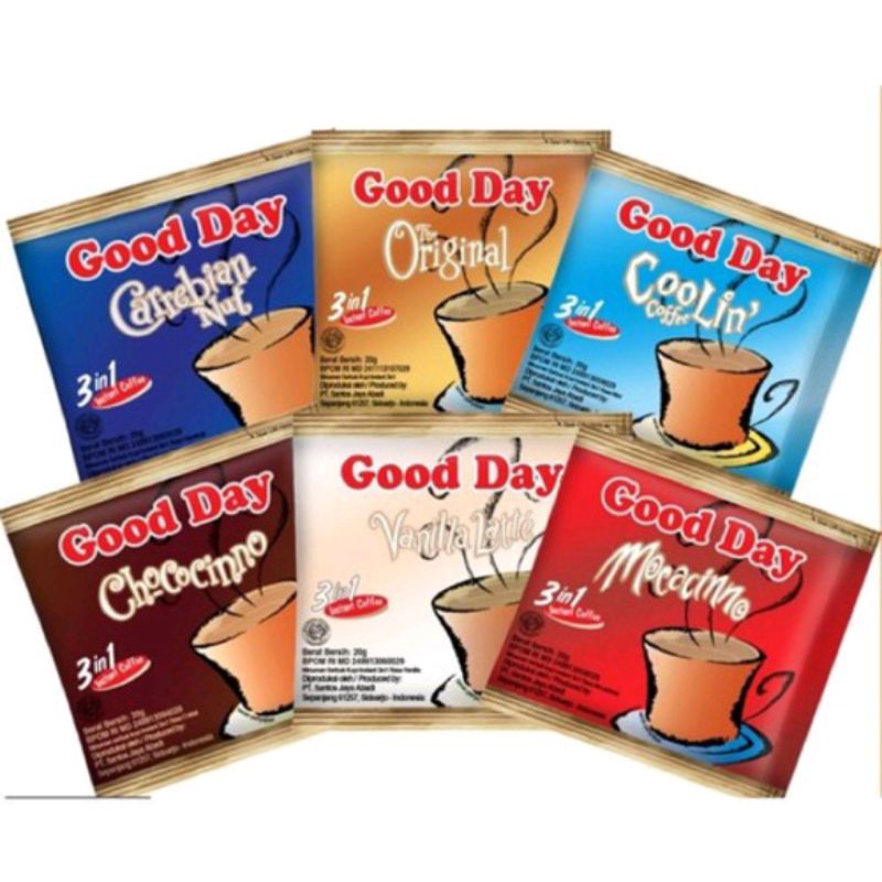 

Good Day Sachet Coffee All Variant Kopi Good Day